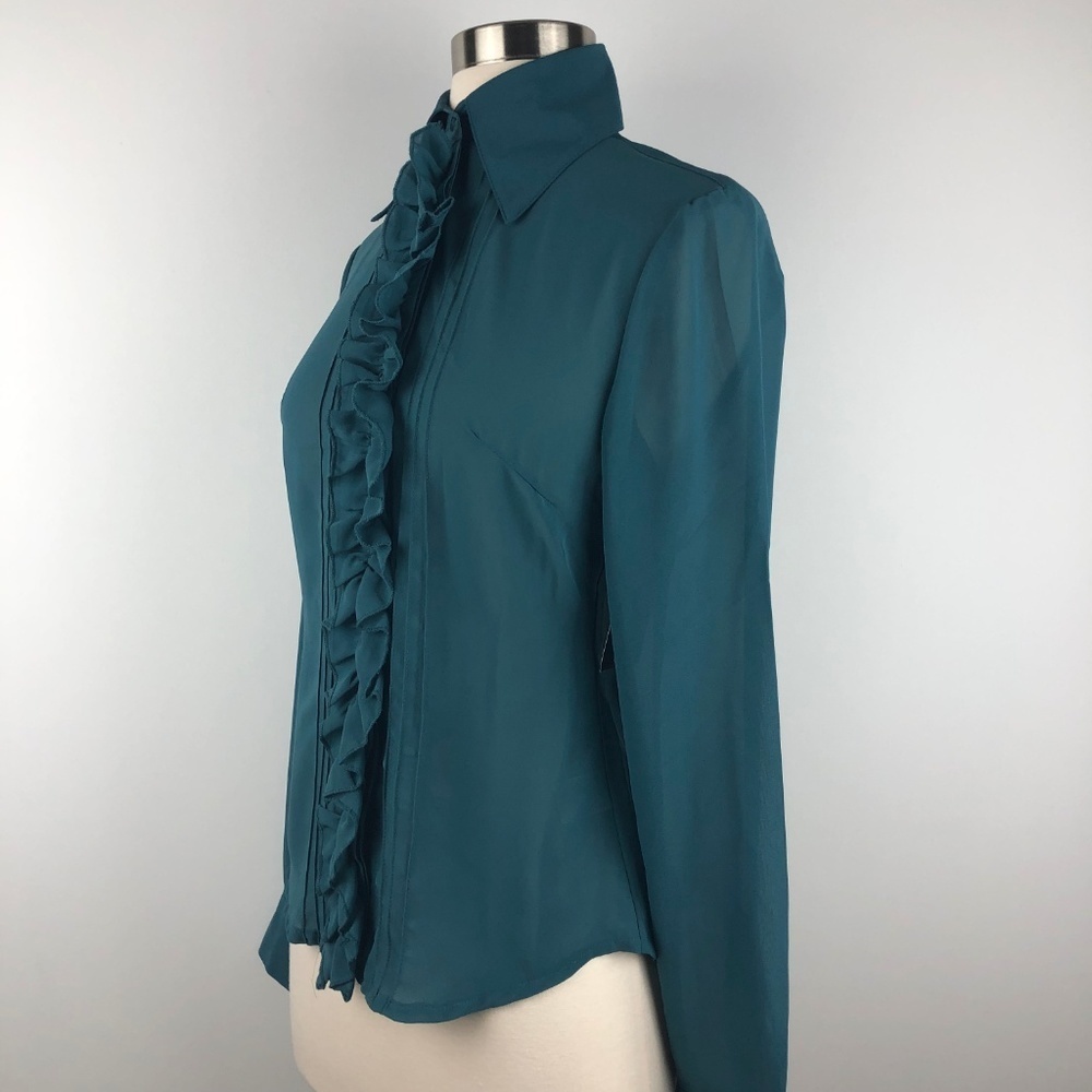 Tess Ruffle Blouse Size 4 - Picture 3 of 7